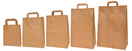 TORBA PAPIEROWA BRĄZ 260/140/320 25szt K250