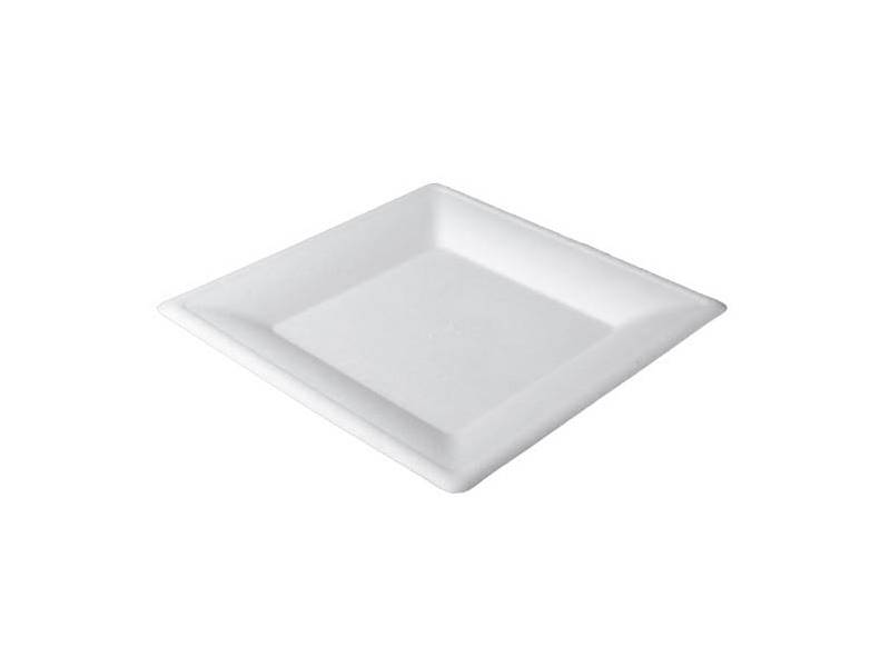 TALERZ KWADRATOWY Trzcinowy NATURA DUŻY 26cm 50SZT
