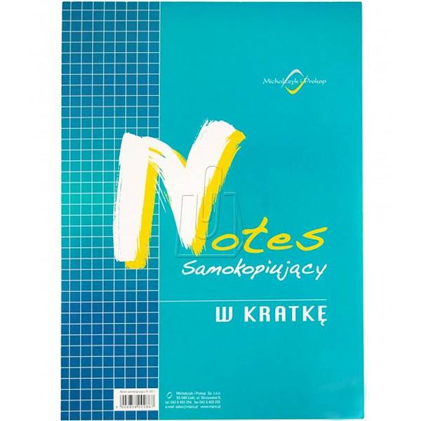 BLOK W KRATKĘ SAMOKOPIUJĄCY A5 N-103-3
