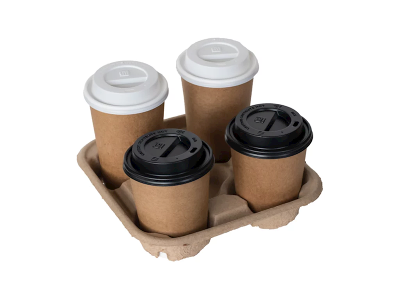 HOLDER NA KUBKI 4-KOMOROWY MCD 50SZT