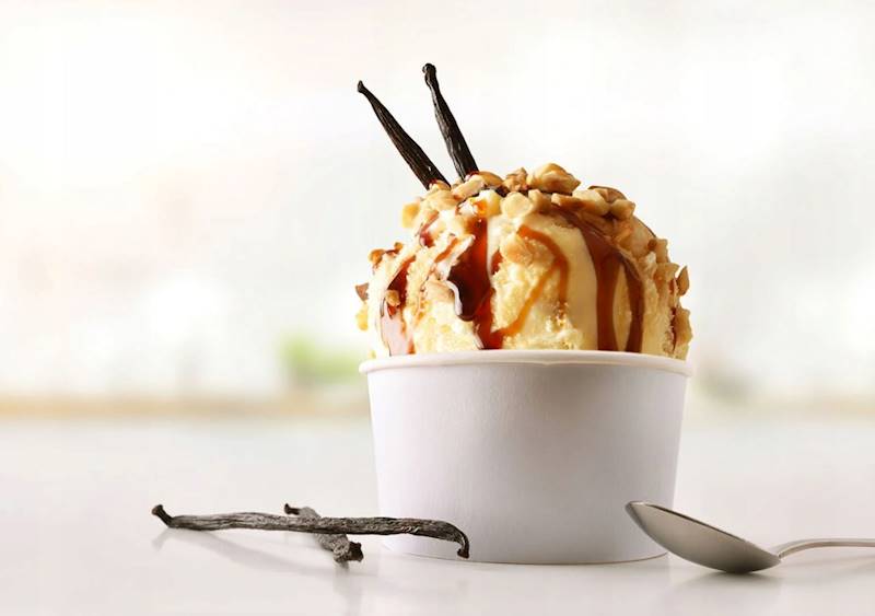 MISKA PAPIEROWA Lody Biała 130ml 25 SZT