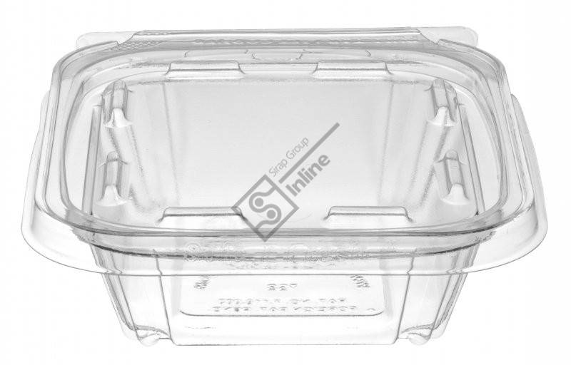 POJEMNIK PROSTOKĄTNY PET Z PLOMBĄ TS8 250ml 60SZT