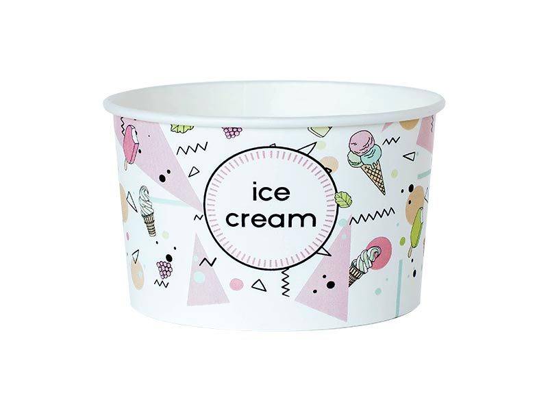 POJEMNIK NA LODY ICE CREAM 245ml 25SZT