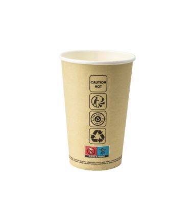 KUBEK PAPIEROWY KRAFT PE 180ML 50SZT