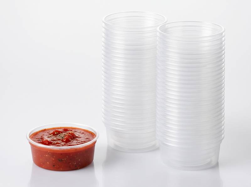 POJEMNIK OKRĄGŁY NA SOS K-703 30ML 100SZT