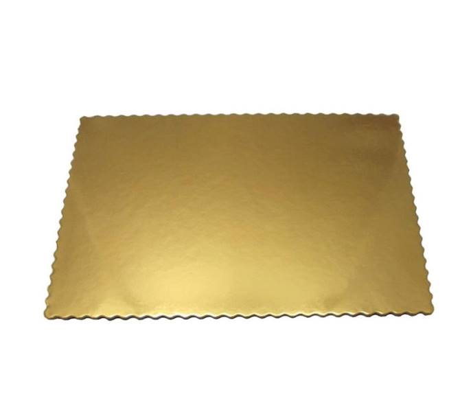 PODKŁAD TORTOWY ZŁOTY 2400g 40X60cm 1szt K15