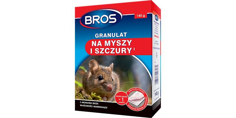 BROS MYSZY I SZCZURY GRANULAT 140g