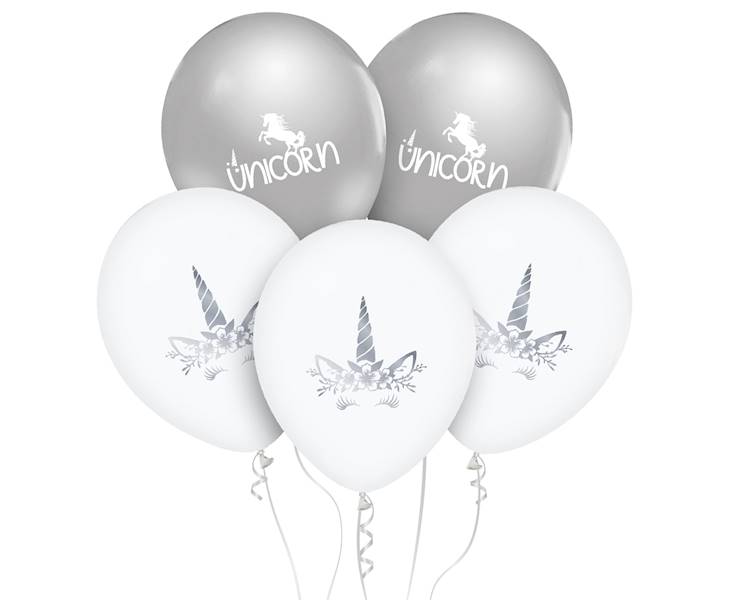 BALON JEDNOROŻEC 5SZT