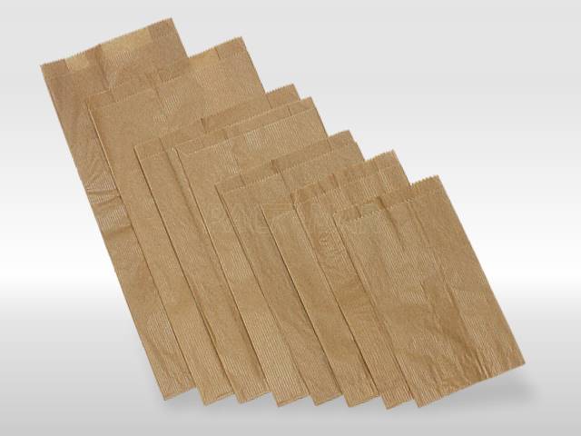 TORBA FAŁDOWA BRĄZ 25X15/6 1000SZT