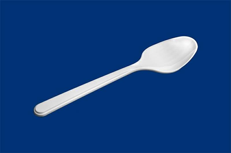 ŁYŻKA BIAŁA DUŻA GRUBA 18cm 50szt