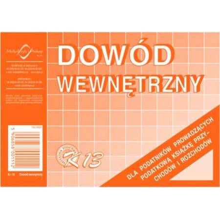 DOWÓD WEWNĘTRZNY A6 K13