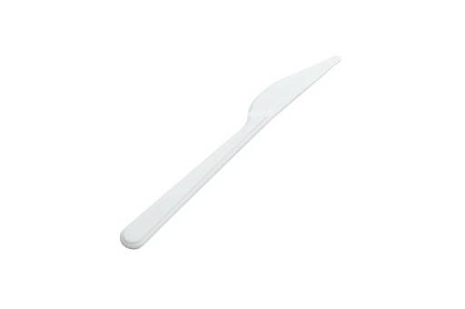 NÓŻ BIAŁY GRUBY 18cm 50szt