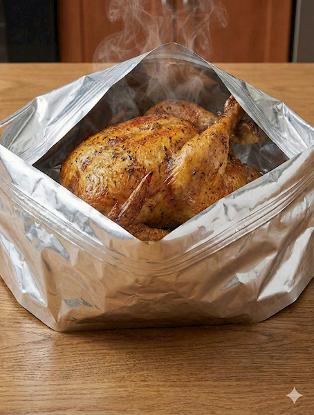 TOREBKA NA KURCZAKA TERMICZNA 26/34CM 60mic 100szt