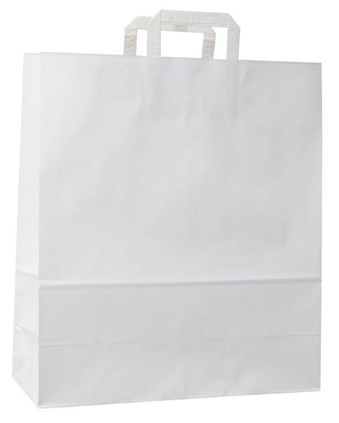 TORBA PAPIEROWA BIAŁA 260/140/300 25szt K250