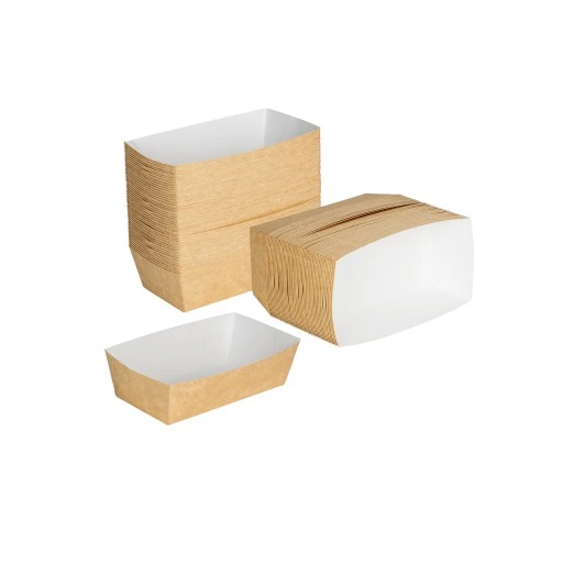 TACKA BRĄZOWA NA FRYTKI 14,5X8X5,5 cm 100szt