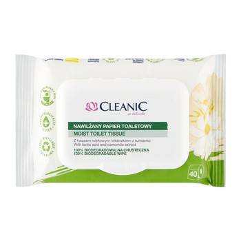 NAWILŻANY PAPIER TOALETOWY CLEANIC 40SZT
