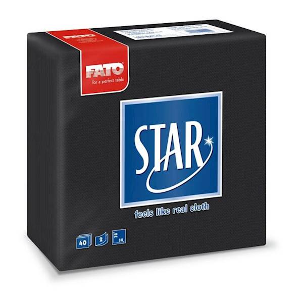 SERWETKA 2-WARSTWOWE KOLOR STAR FATO 38X38CM 40SZT