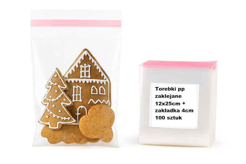 TOREBKA POLIPROPYLEN ZAKLEJANA 12X25/29cm 100szt