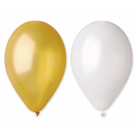 BALON METALIK MIX GM90 10" FI26cm 50szt