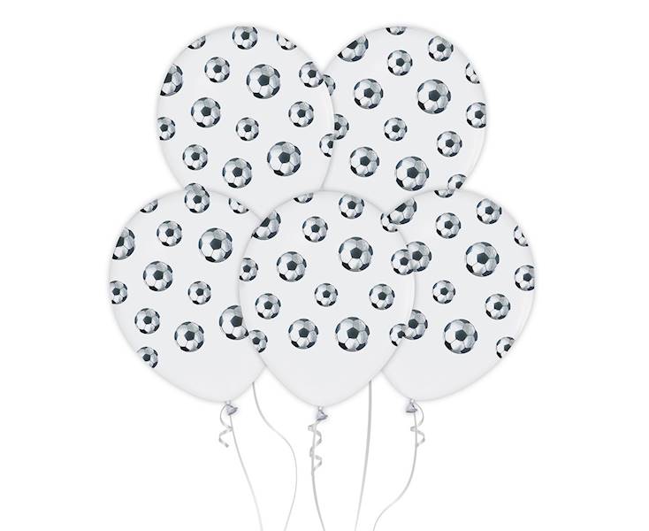 BALONY ZESTAW "PIŁKA NOŻNA" 5SZT