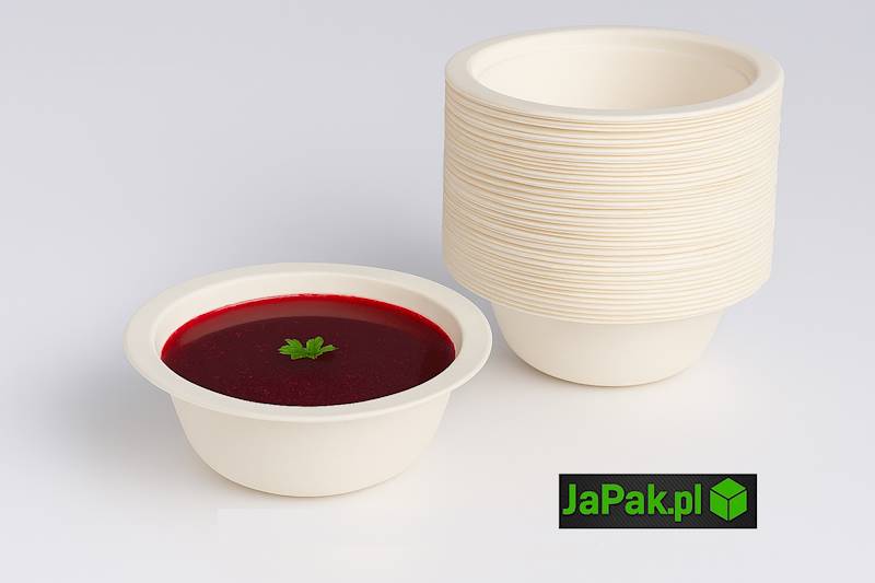 MISECZKA Miska Trzcinowa NATURA 400ml 50SZT