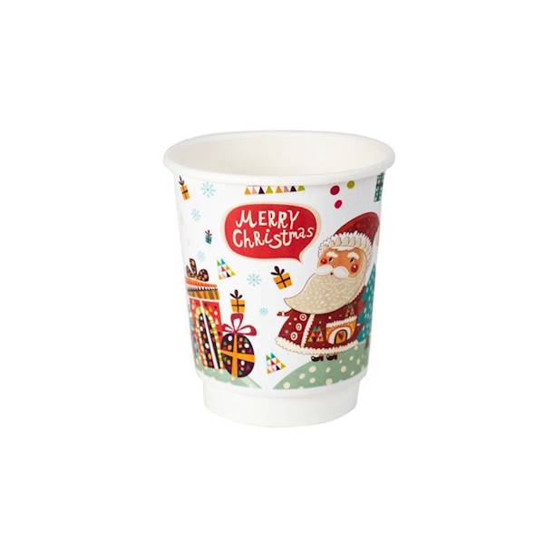 KUBEK ŚWIĄTECZNY TERMICZNY 2W 250ml FI80 20SZT