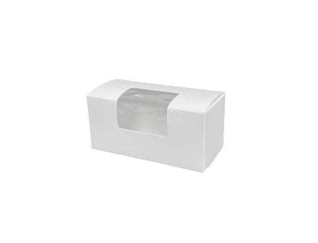 PUDEŁKA NA MAKARONIKI OKNO 10x4,5x4,5 100SZT