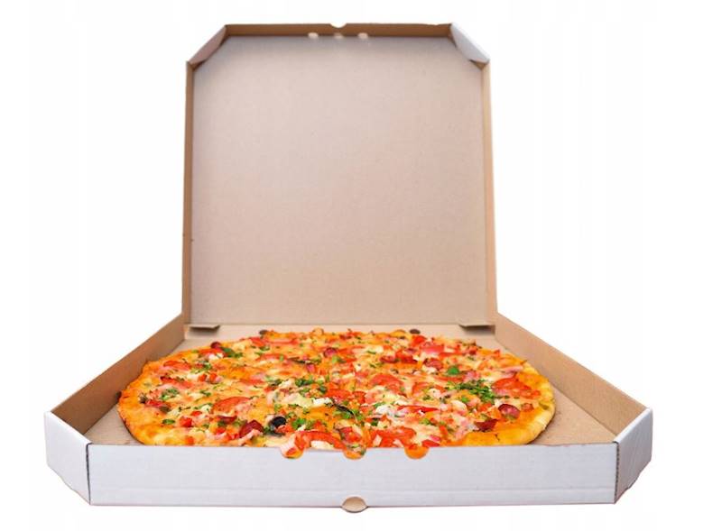 KARTON PIZZA 36/36/3,5cm ŚCIĘTE ROGI 50szt FALA B