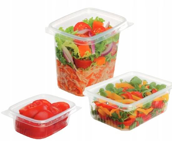 POJEMNIK PROSTOKĄTNY Wielorazowy 250ml 100SZT