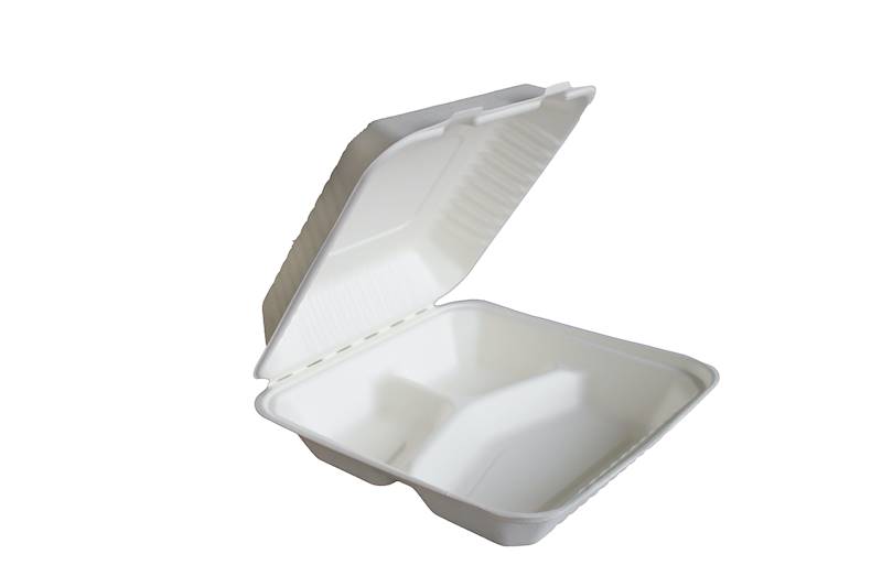 MENU BOX 3-DZIELNY BOX9/3 Trzcinowe 23x23cm 50SZT