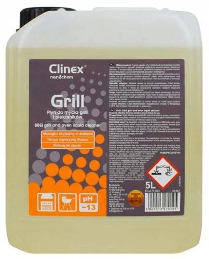 CLINEX Grill i piekarnik płyn do mycia 5L