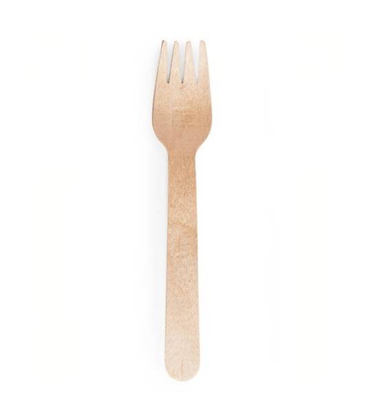 Widelczyk drewniany deserowy 11cm 100SZT