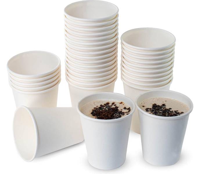 KUBEK 100% PAPIEROWY Biały 150/180ml FI70 50SZT