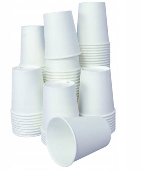 KUBEK 100% PAPIEROWY Biały 150/180ml FI70 50SZT