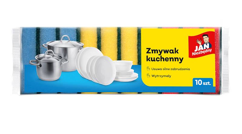 GĄBKA KUCHENNA ZMYWAK Jan Niezbędny 10szt