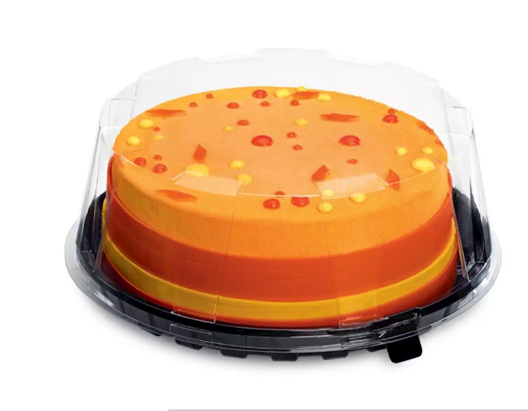 Spód pojemnika na tort czarny 255 mm 160szt