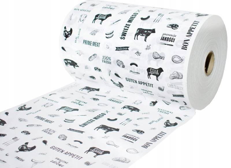 Papier PE do pakowania wędlin rolka 35cm 10kg