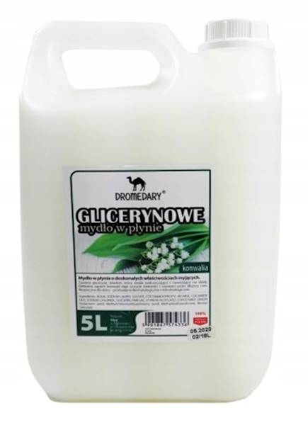 MYDŁO GLICERYNOWE W PIANIE KONWALIA 5L