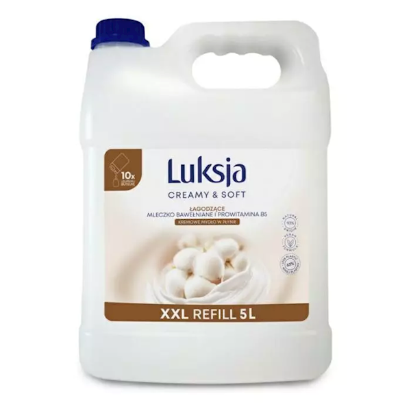 Mydło Do mycia rąk Luksja kremowe 5L