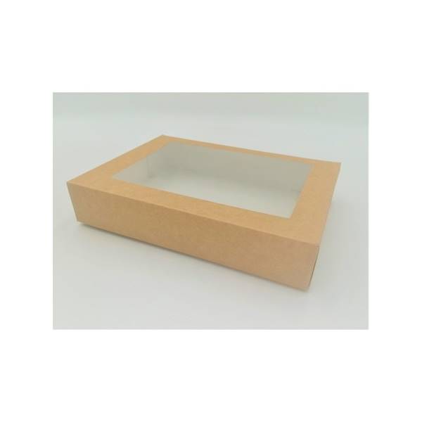 Pudełko sushi klejone z oknem 19x13X5 15szt K210