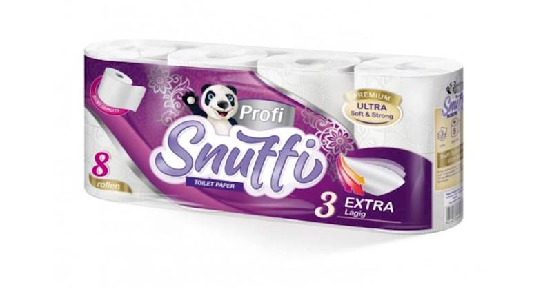 Papier toaletowy Snuffi 3W 27,5mb 8szt