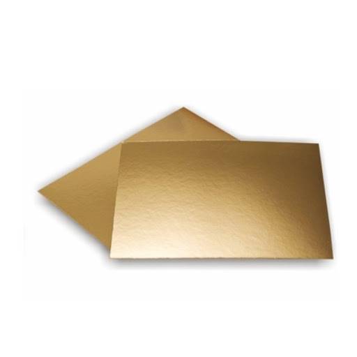 PODKŁAD TORTOWY ZŁOTY 900g 26X34cm 1szt K50