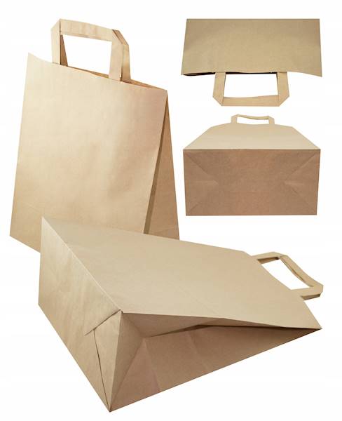TORBA PAPIEROWA BRĄZ 260/140/300 25szt K250
