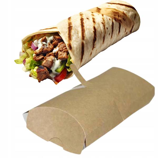 Pudełko Tortilla średnia 94 x 32 x 210 mm 100szt