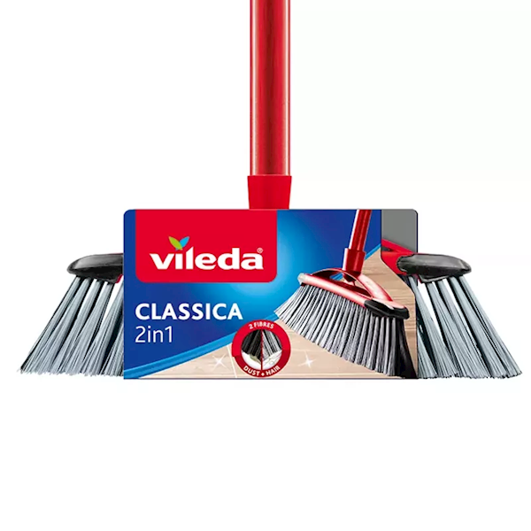 VILEDA Classica 2w1 – Szczotka do zamiatania + kij