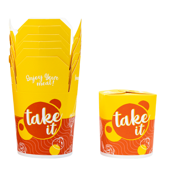 Food Box 500 ml 100%  papier kebab box 50 szt.