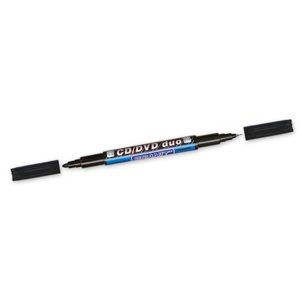 MARKER GRANIT FOLIOPIS DWUSTRONNY CD/DVD DUO M830