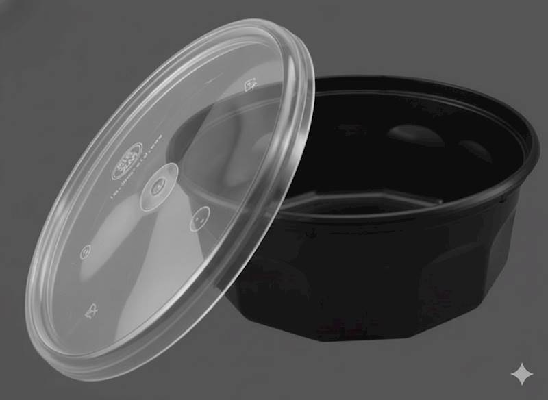 POJEMNIK ZUPA GRUBA czarna G4-BIS 350ml 200szt