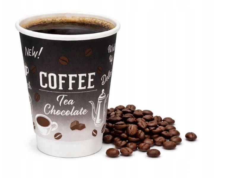 Kubek termiczny 100% papier 2w FI90 300ml 25SZT