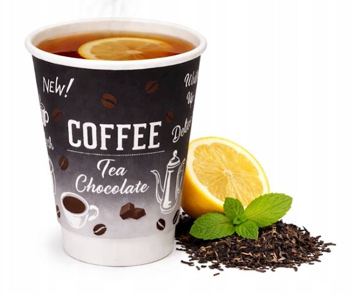 Kubek termiczny 100% papier 2w FI90 300ml 25SZT